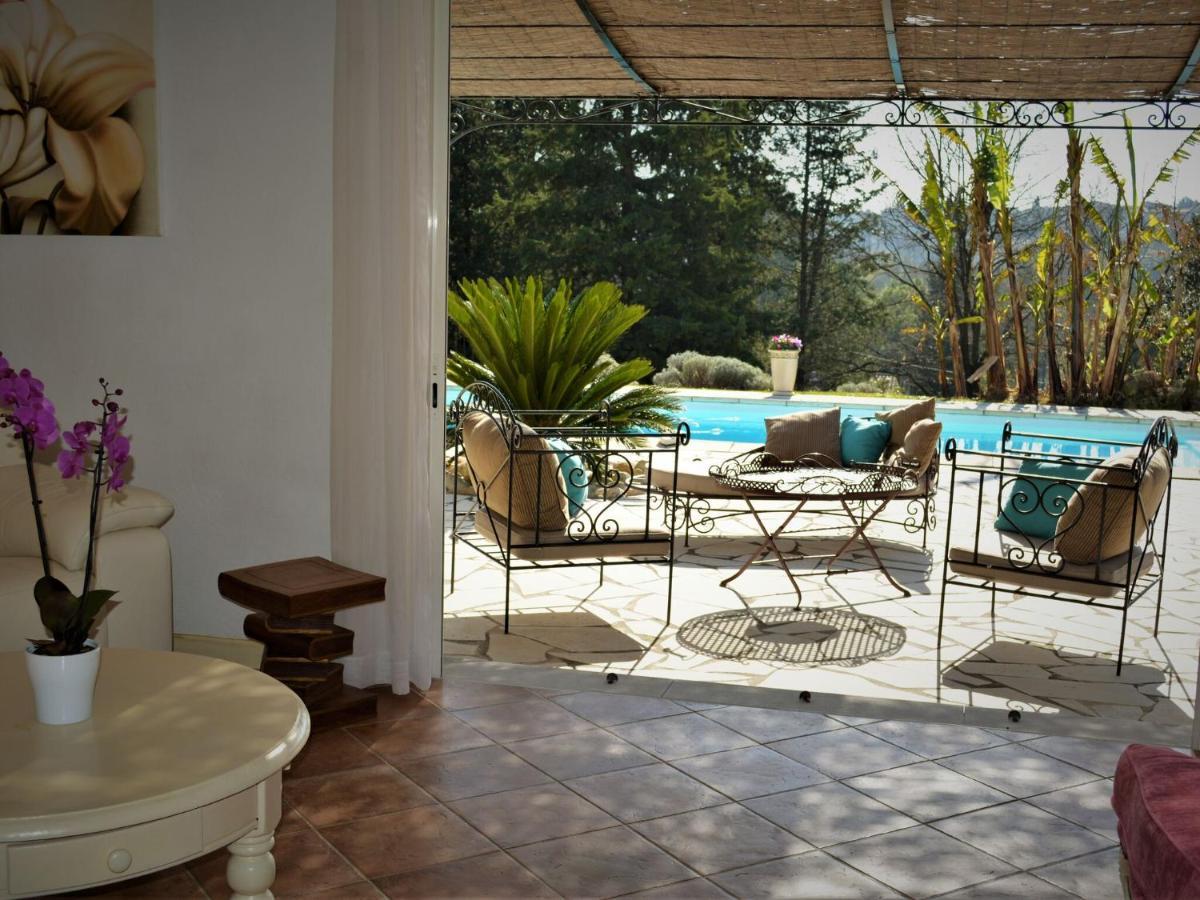 Peaceful Villa In Saint Paul De Vence With Pool Экстерьер фото